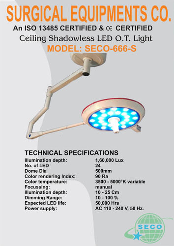 Seco Led Operation Theater Light