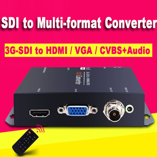  3G-SDI से मल्टी-फॉर्मेट कन्वर्टर SDI से CVBS, HDMI, VGA