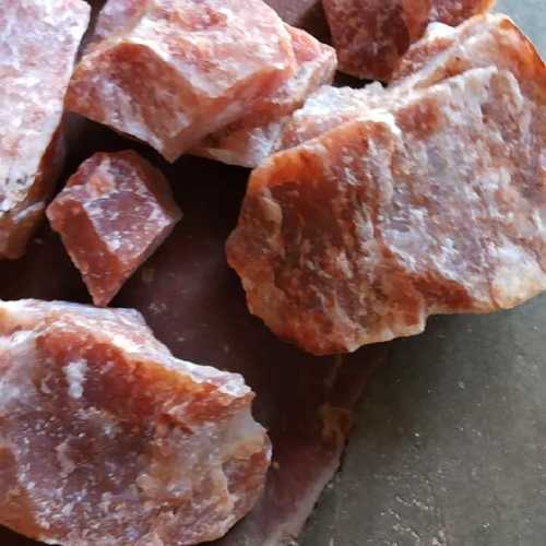 Orange White Quartz Precious Stone Size: Vary