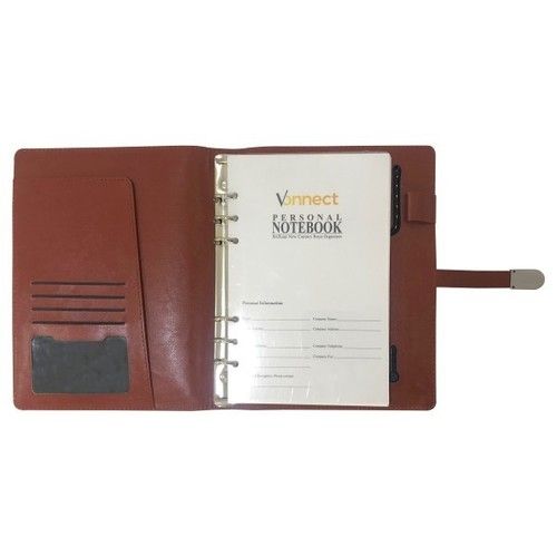 Brown Portable Power Bank Diary