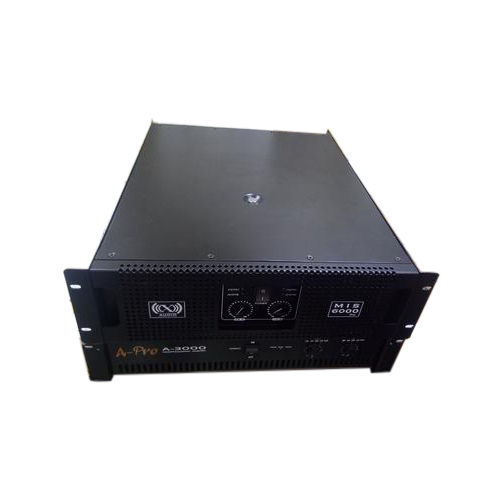 Black Eight Ohms Audio Amplifier