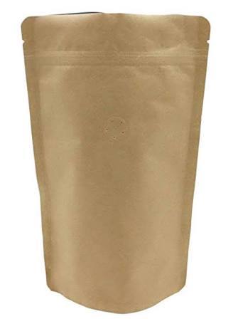 Laminated Paper Stand-Up Pouches - 4x7 Inch, Eco-Friendly Brown Zipper Packaging | Customized, Durable, 7g Thickness