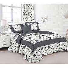 Printed Bed Linen (White and Black)