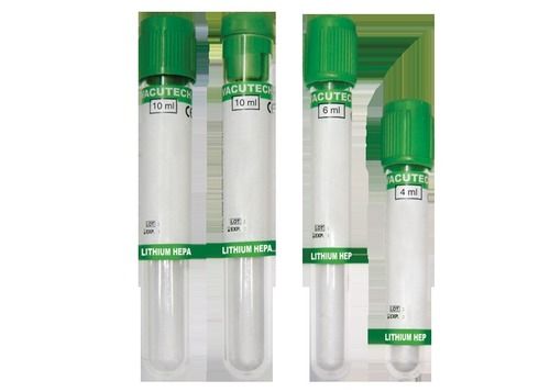 Vacuum Blood Collection Tubes Lithium Heparin 3ML, 4ML