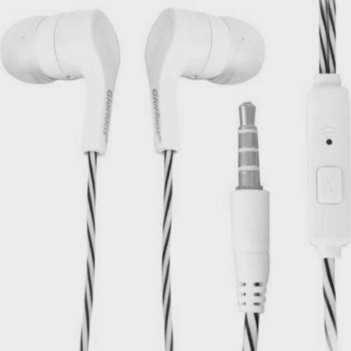 White Glorious Mobile Earphone Display Color: Color