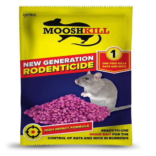 0.005% Bromadiolone Rat-Kill Grain Bait Pouch Pack (100G)