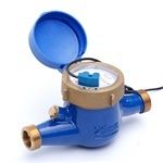 Multi Jet Water Meter - Brass, Plastic, Iron, Dn15-Dn50 | High Sensitivity, Magnetic Drive, Vacuum Sealed Register, ISO4064 Class B