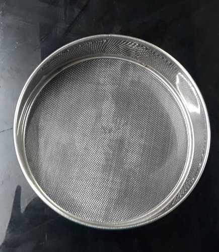 Silver White Flour Steel Strainer