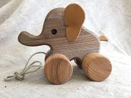 Elephant Pattern Wooden Toys