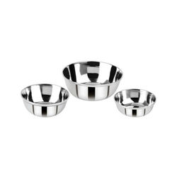 Stainless Steel Bowls (Silver Color)