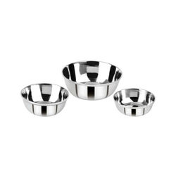 Silver Stainless Steel Bowls (Silver Color)