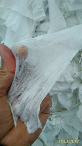 White Non-Woven Fabric Waste