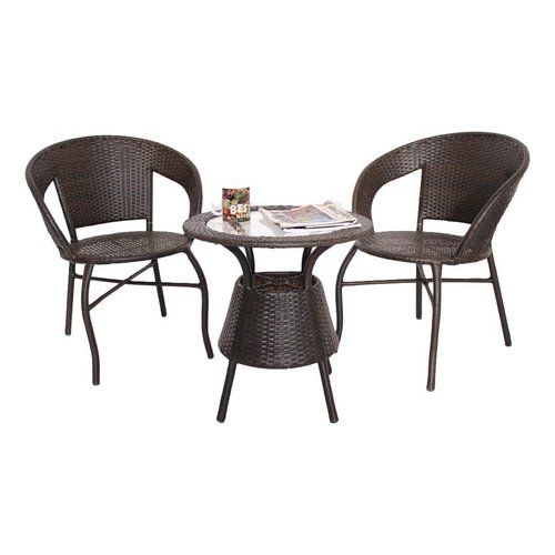 Outdoor Brown Color Chair And Table (D12 Set) Application: Hotel