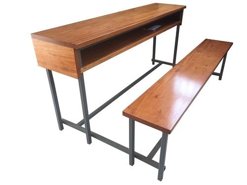 Pure Wooden School Desk