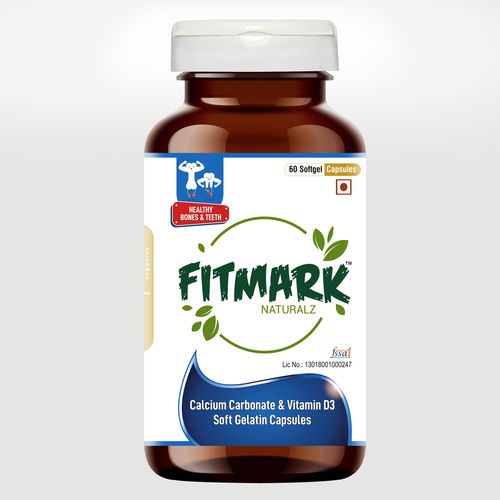 Fitmark Naturalz Calcium Carbonate Soft Gelatin Capsules