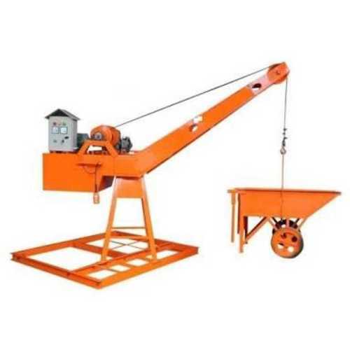 Easy To Operate Single Girder Portable Monkey Lift Machine With Trolley