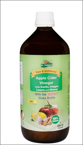 Apple Cider Vinegar With Garlic, Ginger, Lemon And Honey (500ml)