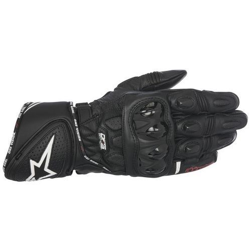 Black Bike Racing Hand Gloves