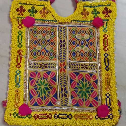 Yellow Designer Handwork Banjara Patch