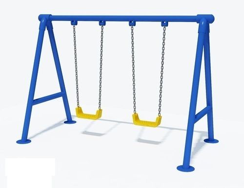 Indoor Playground Garden Double Swing For Children