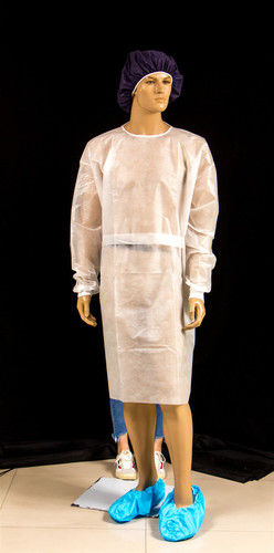 White Good Quality Isolation Gown