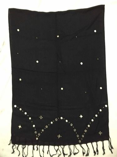 Ladies Rayon Embroidered Stone Stoles