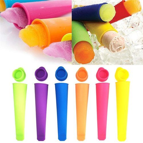 Multicolor Silicone Ice Cream Molds