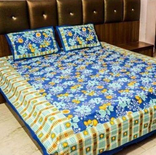 Cotton Printed Double Bedsheet