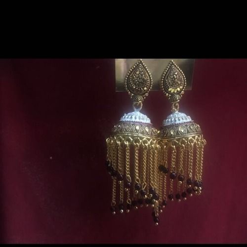 Yellow Imitation Gold Plated Earrings 