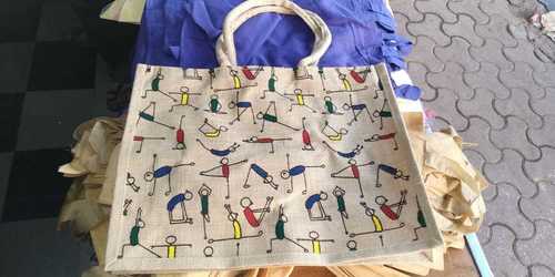 Manual Printed Coloured Cotton Bag