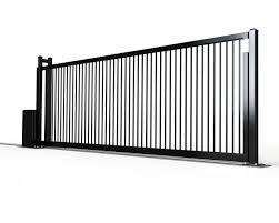 Black Slide Retracable Main Gates