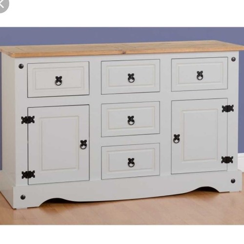 Termite Proof Painted Wooden Sideboard