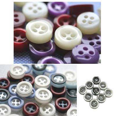 Plain Polyester Shirt Button