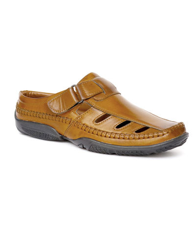 Tpr Genuine Leather Sandals For Men