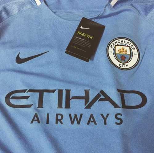 Blue Manchester City Home Football Jerseys