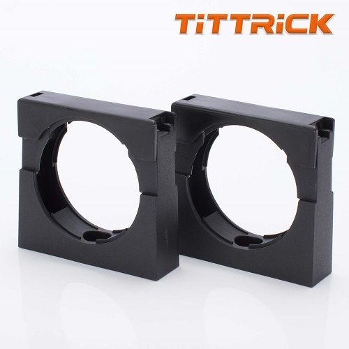 Square Pvc Conduit Fixing Black Bracket