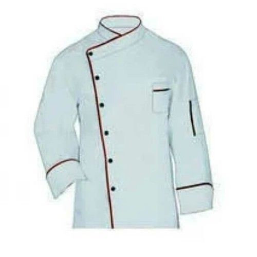 Smooth Fabric Restaurant Uniform Collar Type: Round Collar