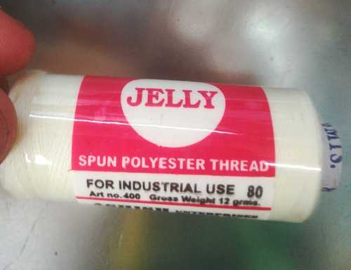 Spun Polyester White Thread