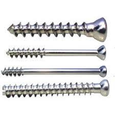 Silver Steel Orthopedic Bone Screws