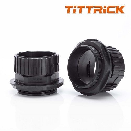 Black Tittrick High Quality Flexible Corrugated Hose Adapter Connector