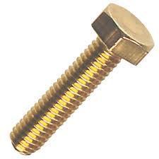 Gold And Nickel Plated Brass Round Head Screw