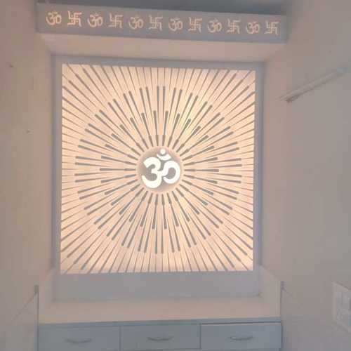 Corian Solid Surface Backlit Mandir