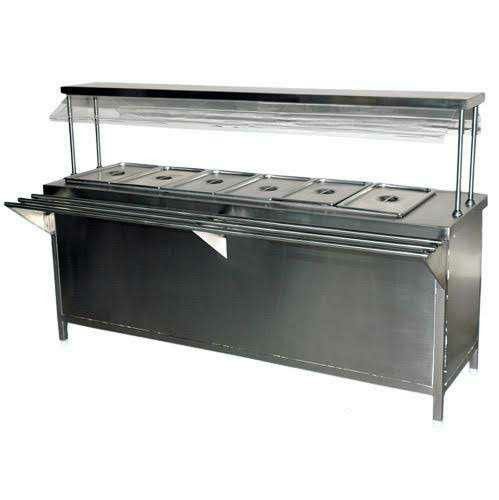 Silver Bain Marie Counter Application: Restaurant