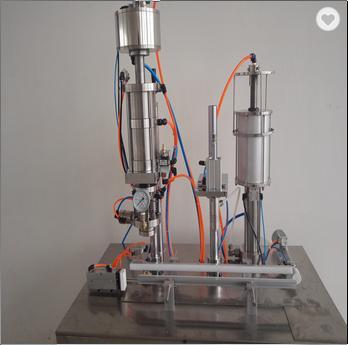 Silver Small Full Automatic Assembly Machine For Filling Shaving Foam Hair Spray