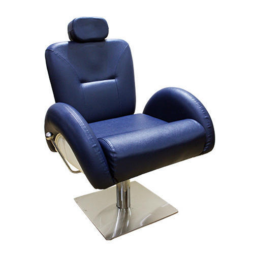 Leather Barber Salon Chairs (Blue Color)