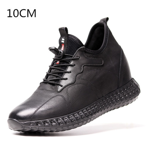 thumbnail image 2 of CHAMARIPA Men's Elevator Sneakers Height Increasing Shoes White Leather Sneakers For Men C1c131e0071d 2 of 13
