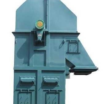 Mild Steel Bucket Elevator - 8-10 Ton/hr Load Capacity, Automatic Blue Paint Coated Finish, Superb Quality for Foundry Work, Low Maintenance Needs