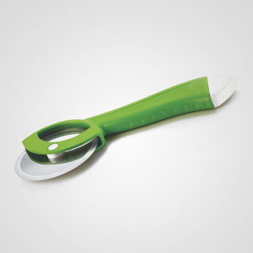 Green Plastic Handle Pizza Cutter