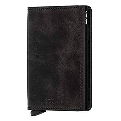 Black Single Fold Smart Wallet