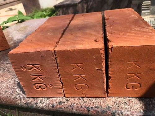 Rectangle Solid Red Wire Cut Bricks